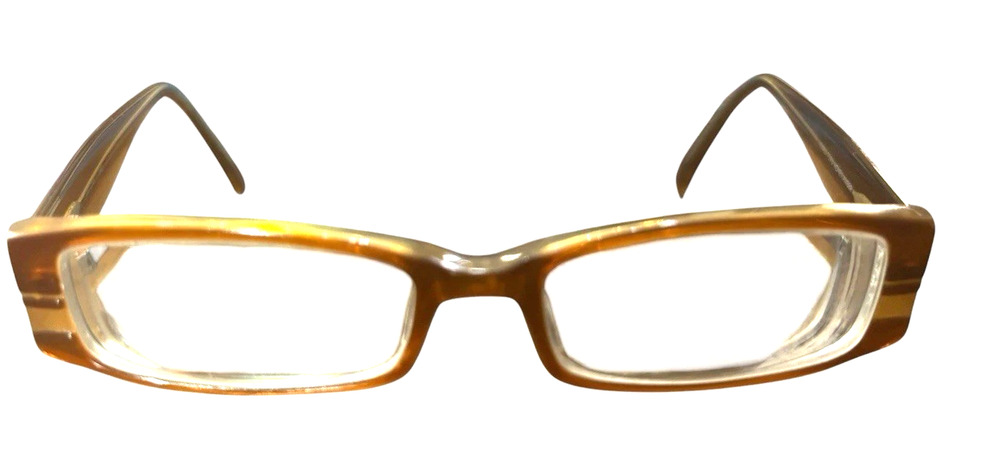 NORMA KAMALI 7293 HONEY AMBER AUTHENTIC EYEGLASSES FRAMES 51-16-140
